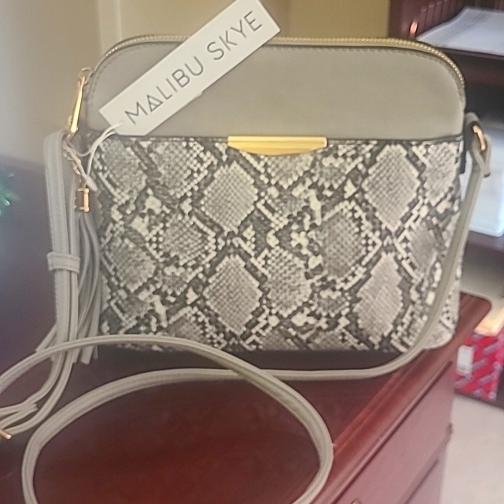 Malibu Skye Snakeskin Crossbody